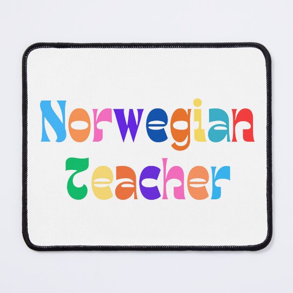 Item preview, Colorful and fun Norwegian teacher design designed and sold by language-des.
