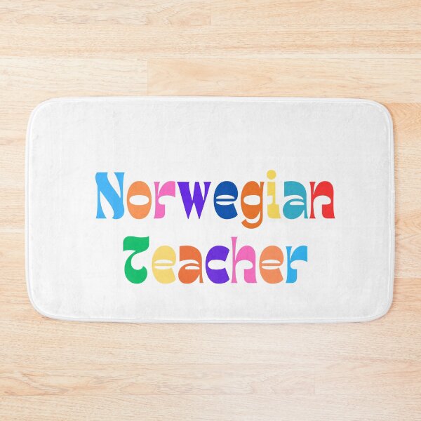 Item preview, Colorful and fun Norwegian teacher design designed and sold by language-des.