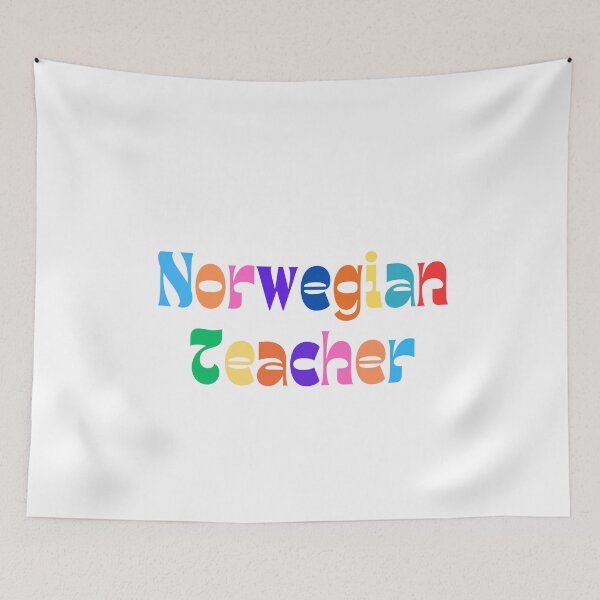 Item preview, Colorful and fun Norwegian teacher design designed and sold by language-des.