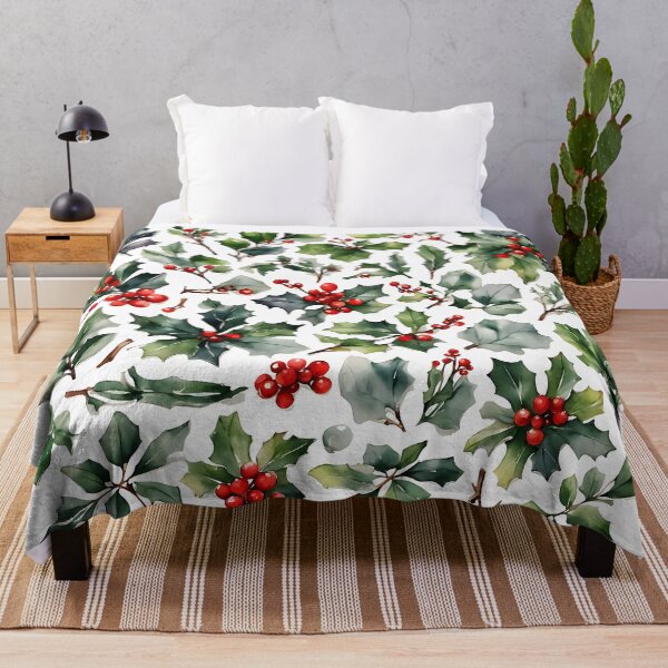 Item preview, Christmas holly background designed and sold by Jayjaynaenae.