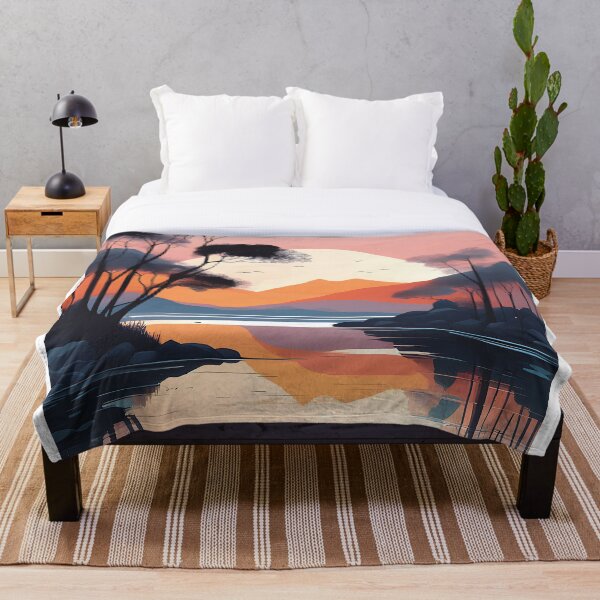 Item preview, Sunset Illustration designed and sold by Belartee.