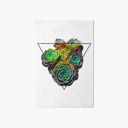 Succulent Art Board Print