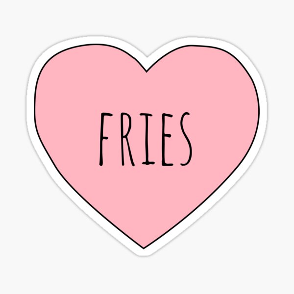 Item preview, I Heart Fries designed and sold by brytieboo.