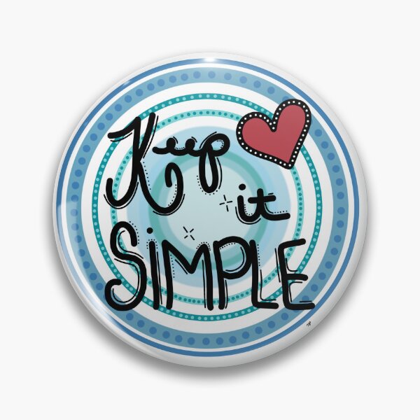 Item preview, Keep it Simple designed and sold by Nikki Page | Create Your Sunshine.
