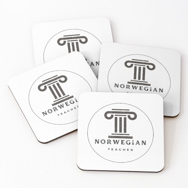 Item preview, Norwegian teacher textured column designed and sold by language-des.