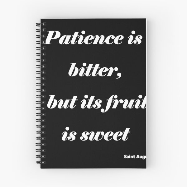 Item preview, Saint Augustine's Wisdom: The Sweet Reward of Patience designed and sold by PatyCreations.