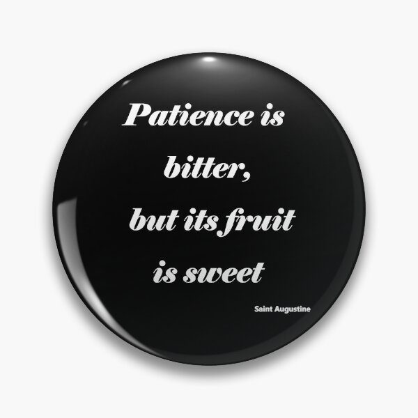 Item preview, Saint Augustine's Wisdom: The Sweet Reward of Patience designed and sold by PatyCreations.