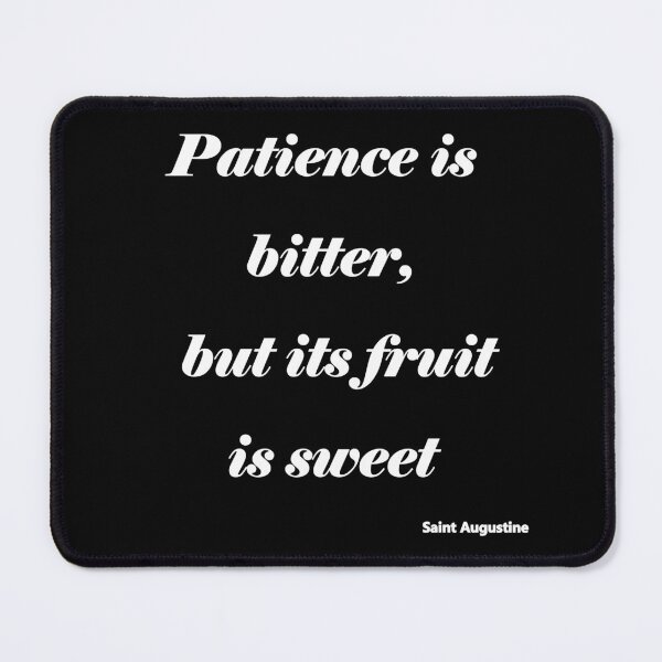 Item preview, Saint Augustine's Wisdom: The Sweet Reward of Patience designed and sold by PatyCreations.