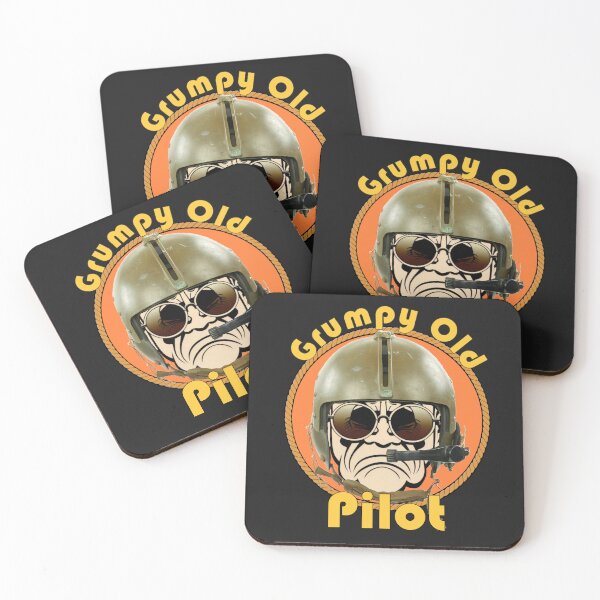 Item preview, Grumpy Old Pilot designed and sold by Airdale Navy.