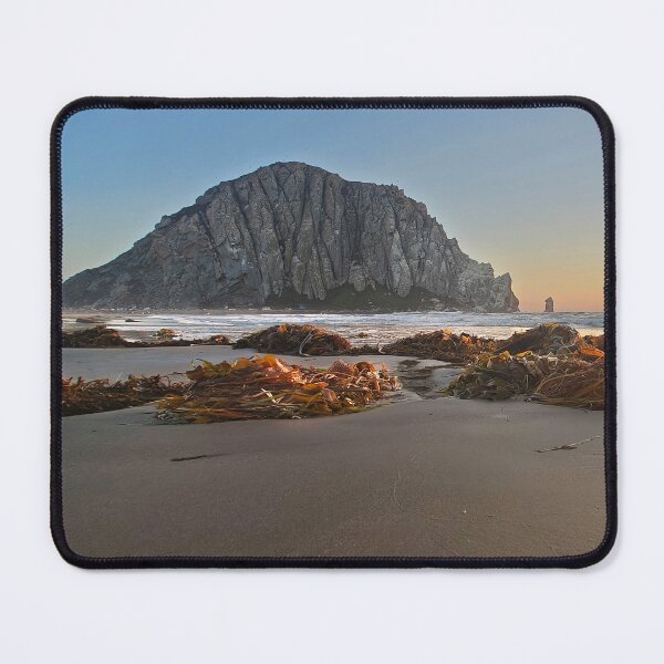 Item preview, Evening sun at the Morro Bay Beach designed and sold by Michael Rock Art.