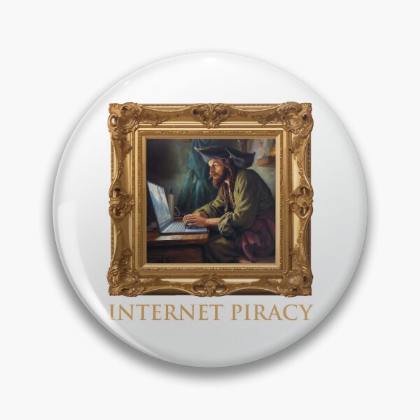 Item preview, Internet Piracy designed and sold by ByzantineBazaar.