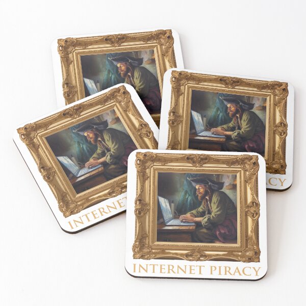 Item preview, Internet Piracy designed and sold by ByzantineBazaar.