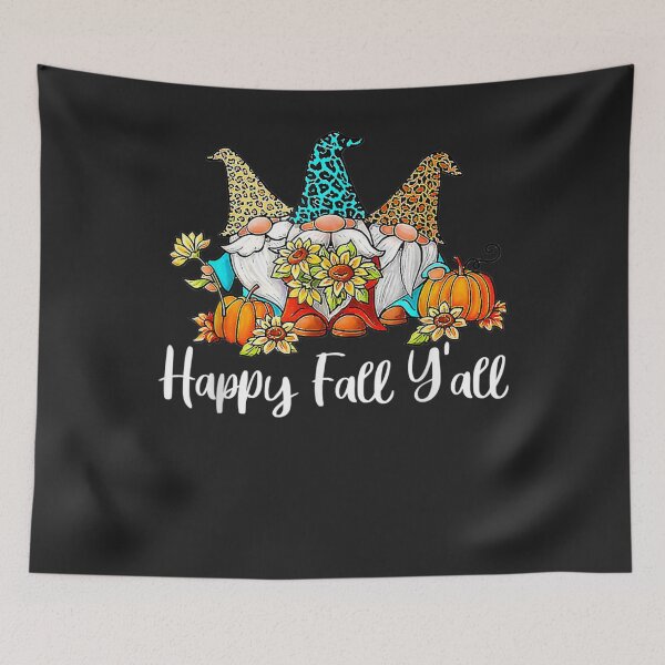 Item preview, Happy Fall Y'all Gnome Leopard Pumpkin Autumn Thanksgiving designed and sold by William Parker.