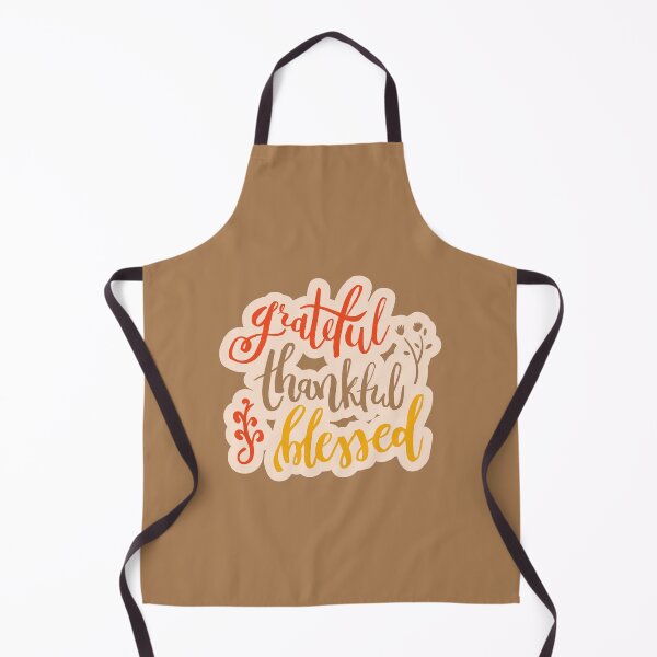 Item preview, Grateful Thankful Blessed Fall Typography designed and sold by greenoriginals.