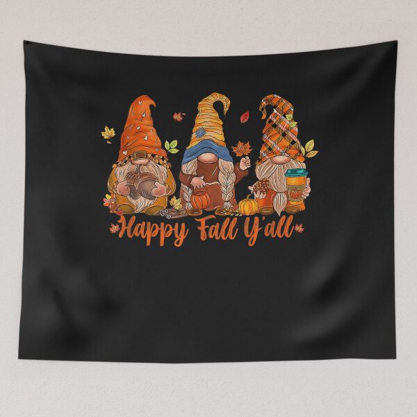 Item preview, Happy Fall Y'all Gnome Pumpkin Autumn Thanksgiving designed and sold by William Parker.
