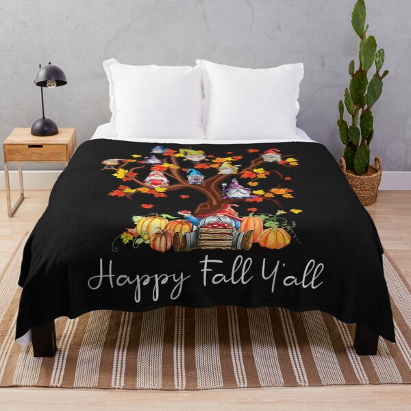 Item preview, Happy Fall Y'all Gnomes Pumpkin Autumn Tree Thanksgiving designed and sold by William Parker.