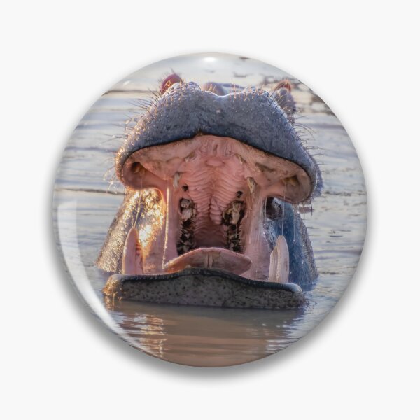 Item preview, Hippo Roar, huge teeth designed and sold by SafariByMarisa.