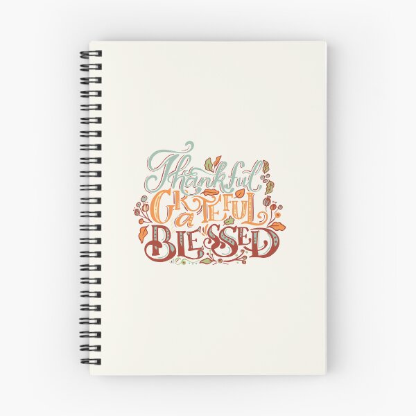 Item preview, Blessed Gratitude Fall Typography designed and sold by greenoriginals.