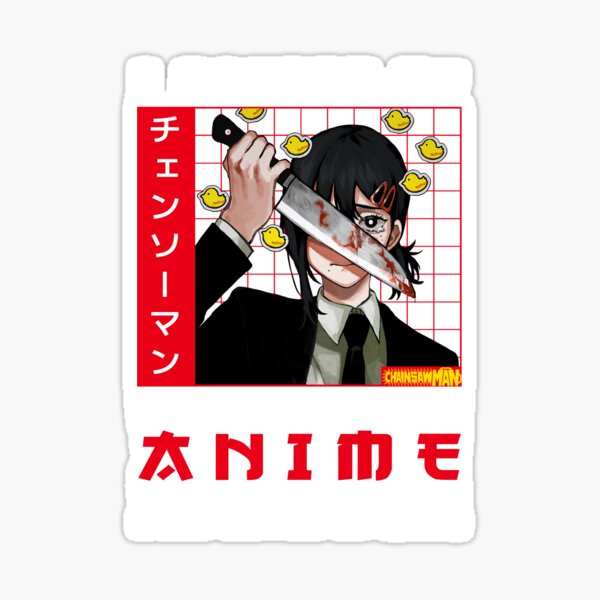 Kobeni Higashiyama Chainsaw Man Glossy Sticker Anime Appliances, Walls,  Windows!