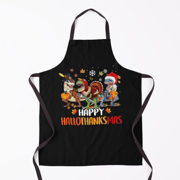 Item preview, Happy Hallothanksmas T Rex Halloween Thanksgiving Christmas designed and sold by William Parker.