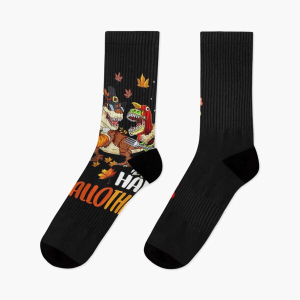 Item preview, Happy Hallothanksmas T Rex Halloween Thanksgiving Christmas designed and sold by William Parker.