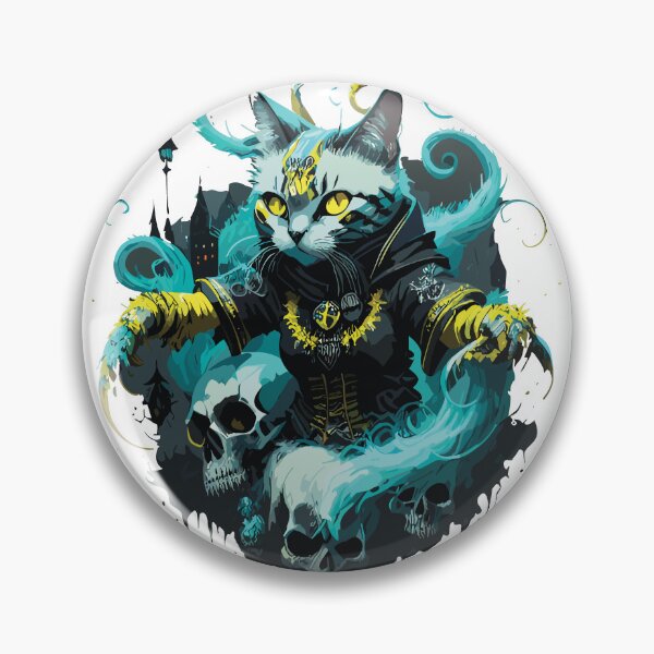 Item preview, witch cat designed and sold by necrovortex.