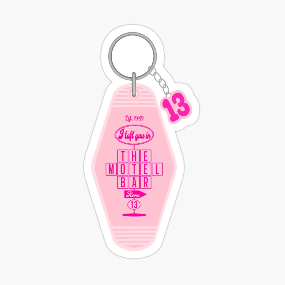 Getaway Car Motel Key 13 Sticker for Sale by Kathryn's Designs