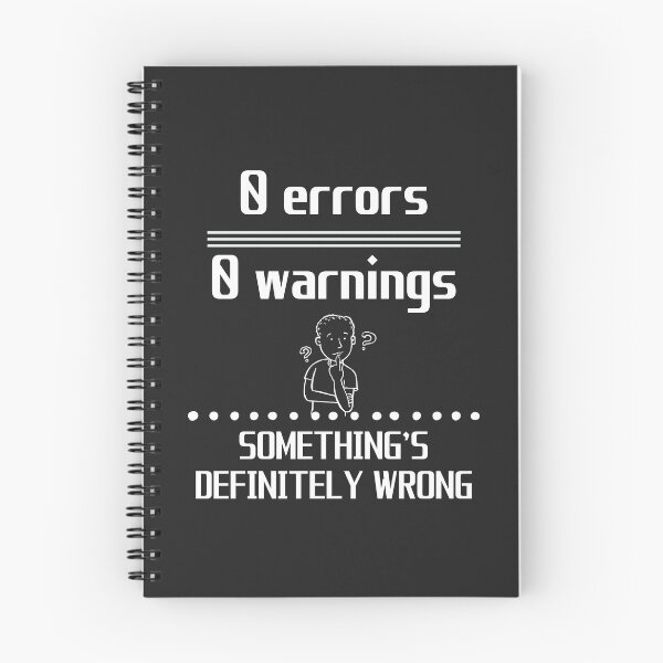 Item preview, 0 Errors, 0 Warning, Something Definitely Wrong Question - Funny Programming designed and sold by Programming Jokes.