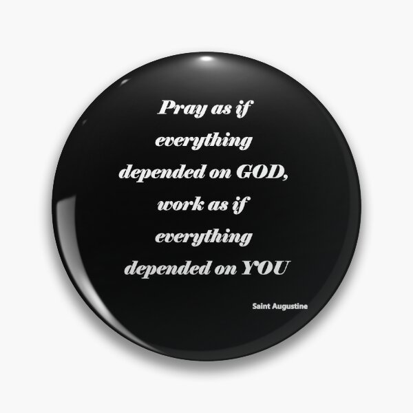 Item preview, San Agustin's Wisdom: Balancing Prayer and Action designed and sold by PatyCreations.