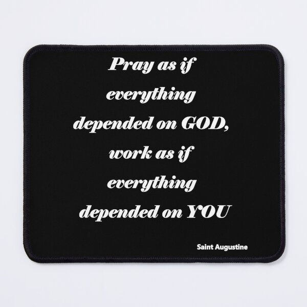 Item preview, San Agustin's Wisdom: Balancing Prayer and Action designed and sold by PatyCreations.