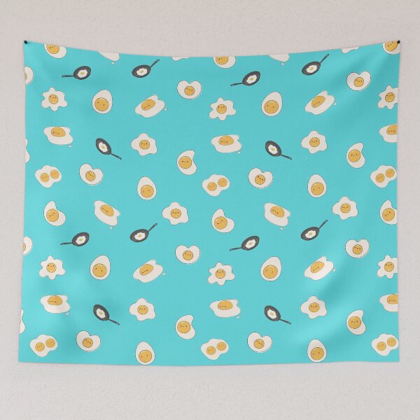 Item preview, Happy fried egg mint pattern, gift for children and cute lovers designed and sold by Giant-Mickey.