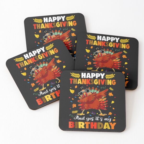 Item preview, Happy Thanksgiving And Yes It's My Birthday Turkey Cute Kids designed and sold by William Parker.