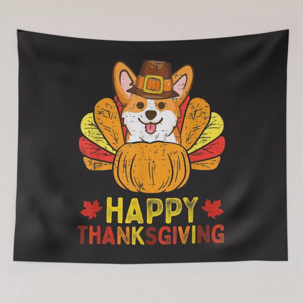 Item preview, Happy Thanksgiving Corgi Turkey Dog Lovers Women Kids designed and sold by William Parker.