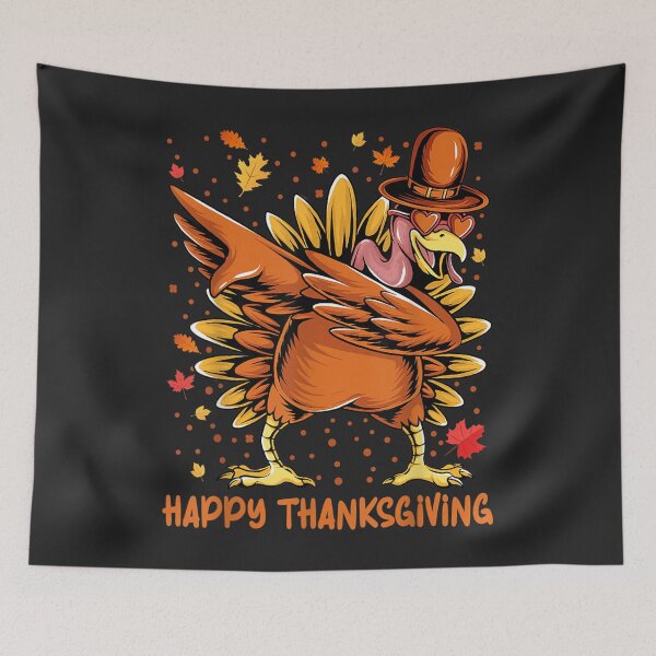 Item preview, Happy Thanksgiving Dabbing Turkey Day Pilgrim Men Kids designed and sold by William Parker.