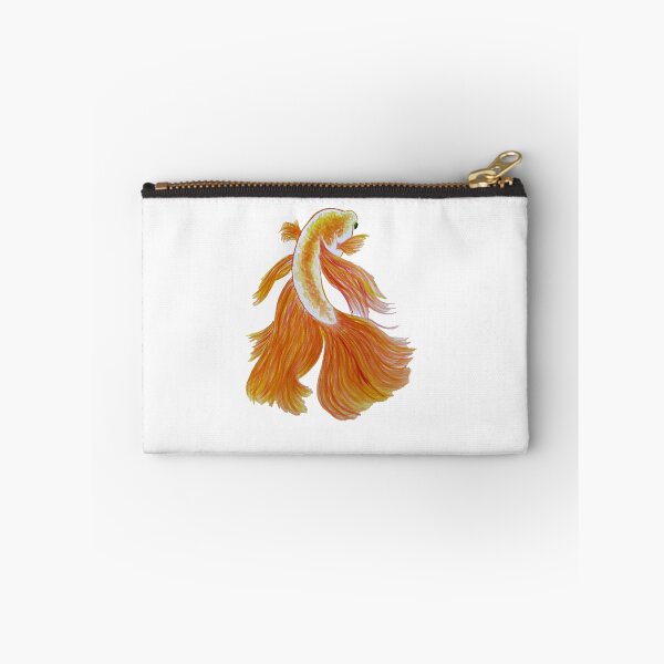Item preview, Fancy Orange Fish, white background designed and sold by Bridget Vincent.