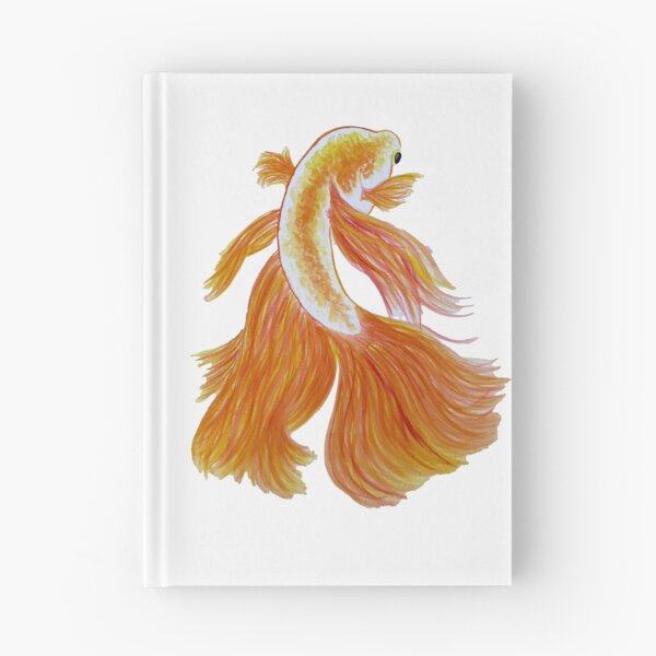 Item preview, Fancy Orange Fish, white background designed and sold by Bridget Vincent.