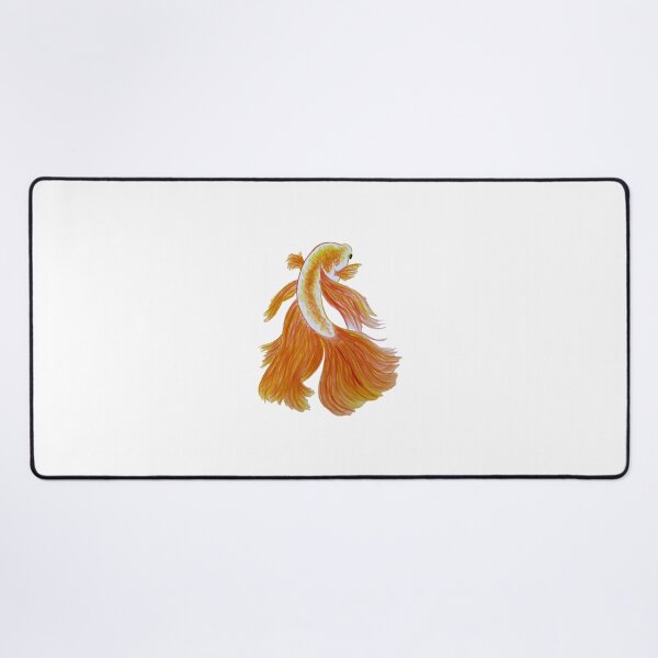 Item preview, Fancy Orange Fish, white background designed and sold by Bridget Vincent.