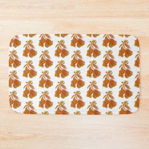 Item preview, Fancy Orange Fish, white background designed and sold by Bridget Vincent.