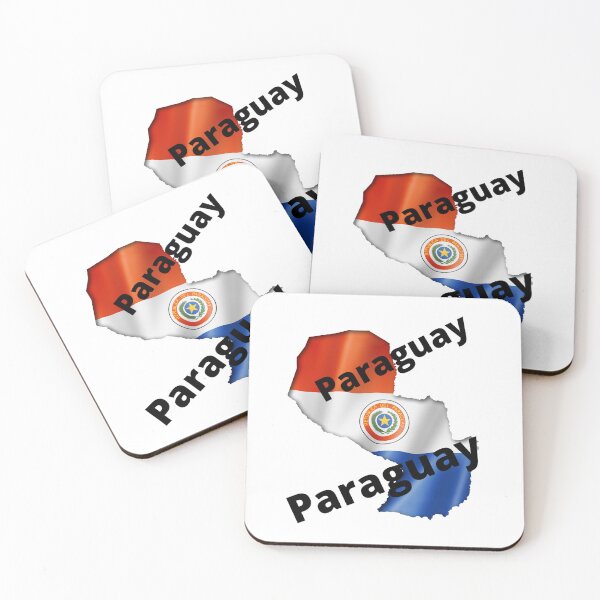 Item preview, Paraguayan Pride, Flag-Inspired Map designed and sold by Tienda-Vane.