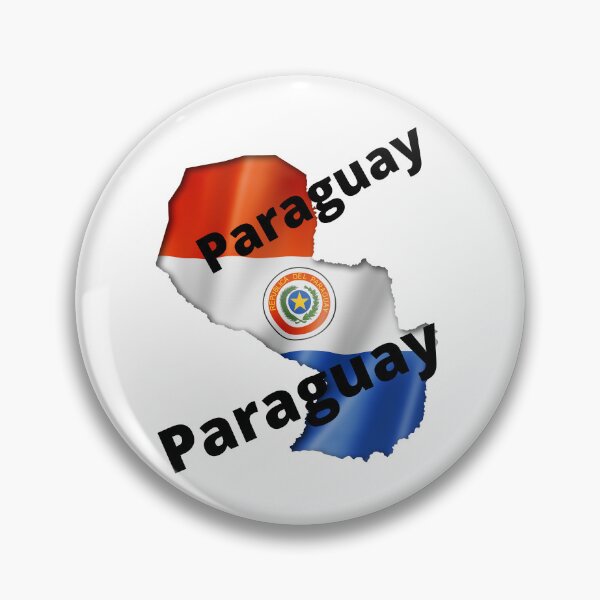 Item preview, Paraguayan Pride, Flag-Inspired Map designed and sold by Tienda-Vane.