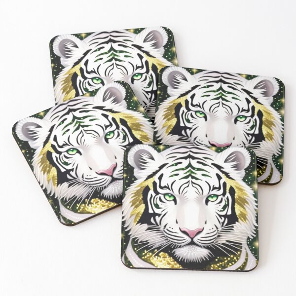 Item preview, Tiger white and gold  designed and sold by Roxburylane.