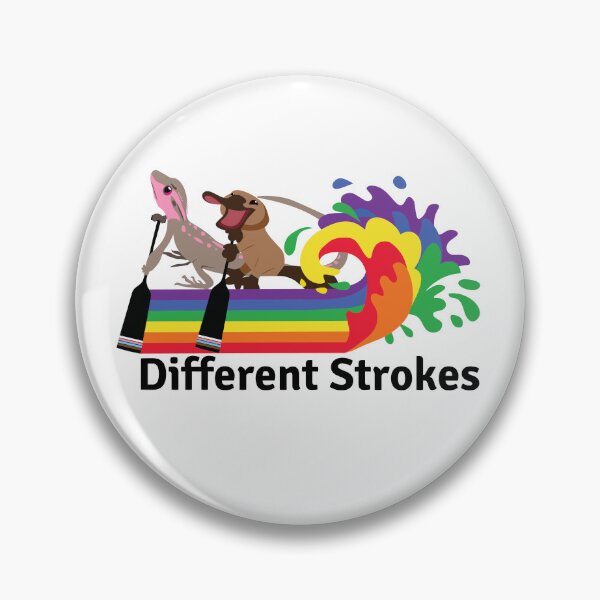 Artikelvorschau, Different Strokes Pride-Welle mit Tieren entworfen und verkauft von Grace Thwaites.