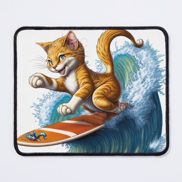 Item preview, Adventurous Cat Surfing designed and sold by harborhouse55.