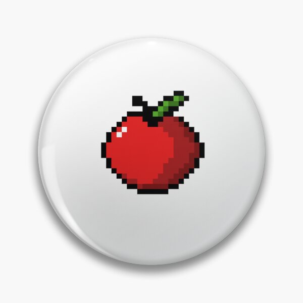 Item preview, apple pixel art designed and sold by BashPIXIE.