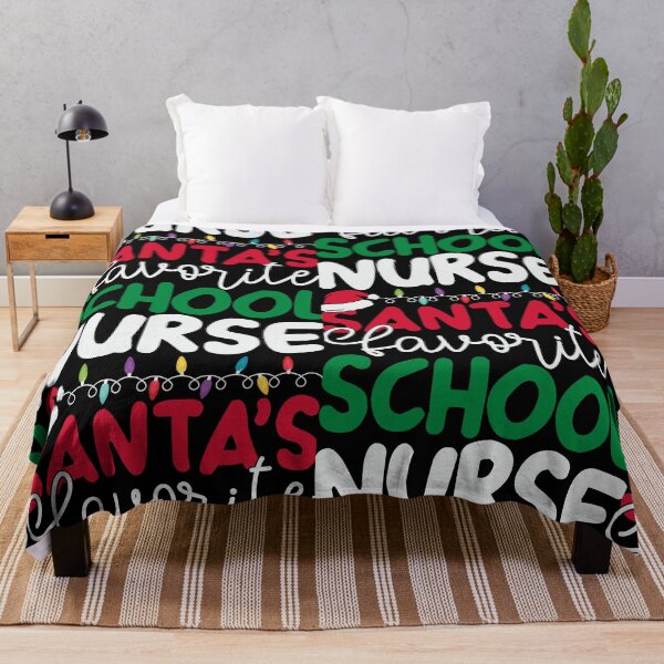 Item preview, Santa's Favorite School Nurse Christmas designed and sold by ArtMeetsPizza.
