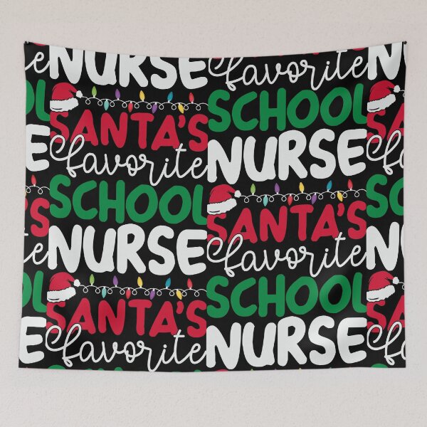 Item preview, Santa's Favorite School Nurse Christmas  designed and sold by ArtMeetsPizza.