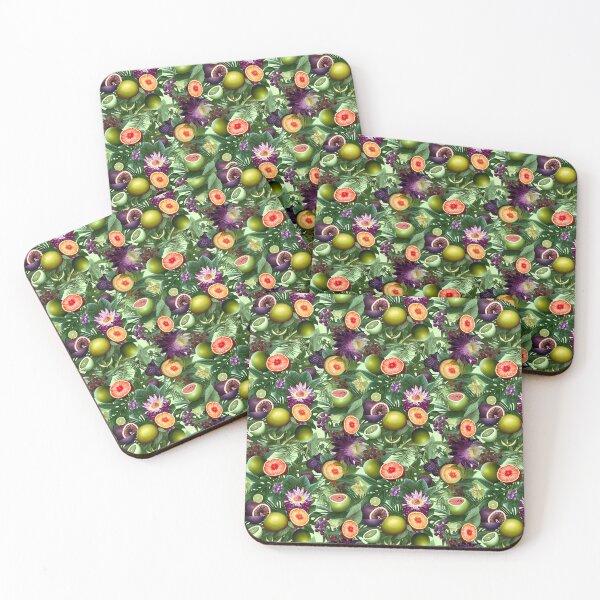Item preview, Fruta de la pasión fantasía violeta designed and sold by Alessandro Remo Mazzoni Remotextiles.