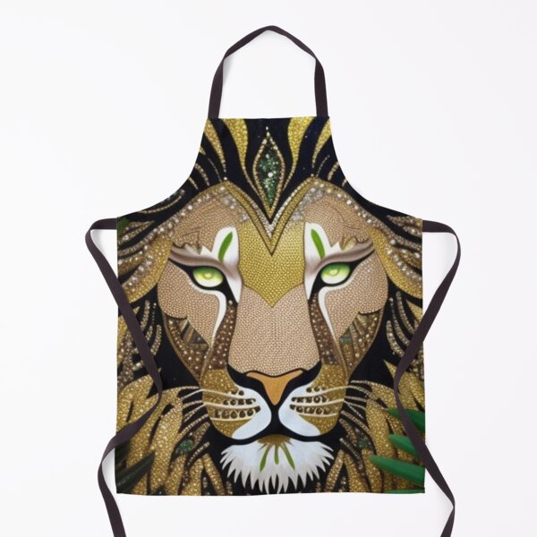 Item preview, Rhinestone lion art designed and sold by Roxburylane.