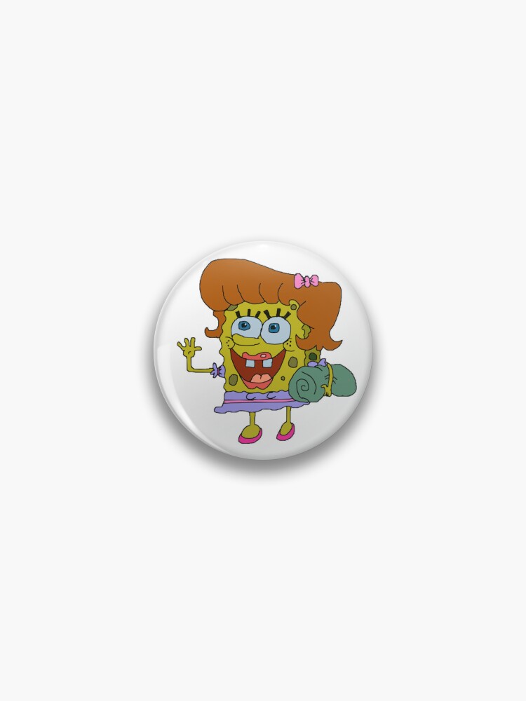 badly drawn spongebob v3  Pin for Sale by wormyart