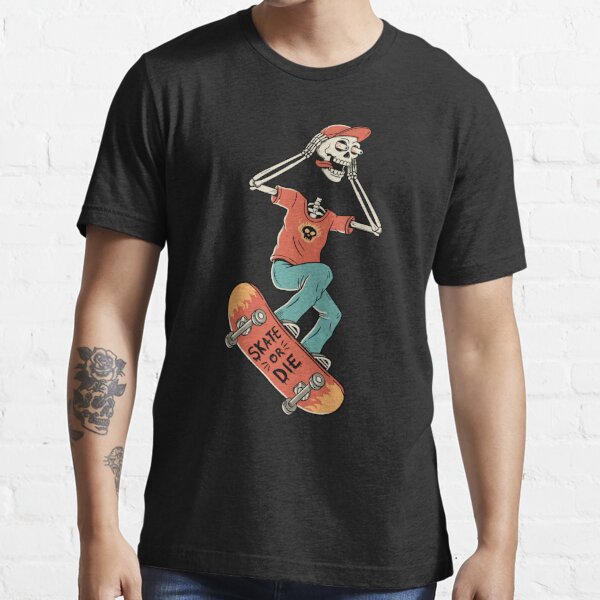 Funny Skeleton Skateboard Merch & Gifts for Sale